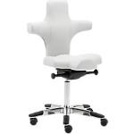 Beige Bürostühle & Schreibtischstühle aus Leder mit Armlehne Breite 50-100cm, Höhe 50-100cm, Tiefe 50-100cm 