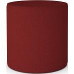 Rote Nowy Styl Runde Poufs aus Textil Breite 0-50cm, Höhe 0-50cm, Tiefe 0-50cm 