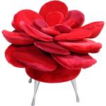 Reduzierte Rote Happy Barok Sitzhocker aus Holz gepolstert Breite 50-100cm, Höhe 50-100cm 