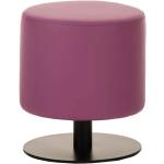 Lila Fun-Möbel Sitzhocker aus Kunstleder gepolstert Breite 0-50cm, Höhe 0-50cm, Tiefe 0-50cm 