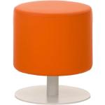 Orange Fun-Möbel Sitzhocker matt aus Kunstleder gepolstert Breite 0-50cm, Höhe 0-50cm, Tiefe 0-50cm 