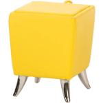 Gelbe Fun-Möbel Schminkhocker aus Kunstleder mit Stauraum Breite 0-50cm, Höhe 0-50cm, Tiefe 0-50cm 