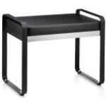 Schwarze Moderne Kela Sitzhocker matt aus Kunstleder Breite 0-50cm, Höhe 0-50cm, Tiefe 0-50cm 