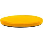 Gelbe Moderne Runde Sitzkissen rund 36 cm aus Kunstleder 