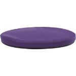 Violette Moderne Runde Sitzkissen rund 36 cm aus Kunstleder 