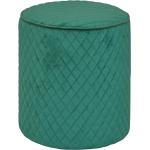 Grüne Loftscape Runde Poufs aus Textil Breite 0-50cm, Höhe 0-50cm, Tiefe 0-50cm 