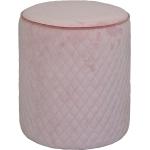 Pinke Loftscape Runde Poufs aus Textil Breite 0-50cm, Höhe 0-50cm, Tiefe 0-50cm 