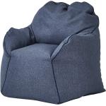 Blaue Sitzsack Sessel Breite 50-100cm, Höhe 50-100cm, Tiefe 50-100cm 