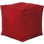 Rote Sitting Point Cube Poufs aus Textil Breite 0-50cm, Höhe 0-50cm, Tiefe 0-50cm 