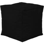 Schwarze Sitting Point Cube Quadratische Wohnzimmermöbel aus Textil Breite 0-50cm, Höhe 0-50cm, Tiefe 0-50cm 