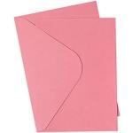 Sizzix Surfacez Card & Envelope Pack A6 Rose 10PK