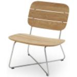 Reduzierte Silbergraue Moderne Skagerak Loungestühle aus Teak Breite 50-100cm, Höhe 50-100cm, Tiefe 50-100cm 