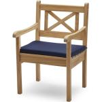 Reduzierte Marineblaue Moderne Skagerak Skagen Designer Stühle aus Teakholz Breite 50-100cm, Höhe 50-100cm, Tiefe 50-100cm 