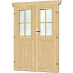 Beige Skan Holz Gartenhaus-Türen aus Holz 