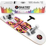 SKATRO - Pro Skateboard, 78,7 cm, komplettes Skateboard, Alter: Erwachsene, Jungen, Mädchen, Anfänger und Kinder.