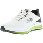 Weiße Skechers Skech-Air Low Sneaker mit Schnürsenkel in Normalweite aus Mesh für Herren mit Absatzhöhe bis 3cm 