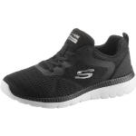 Schwarze Skechers Bountiful Low Sneaker in Normalweite aus Textil Leicht für Damen Größe 41 