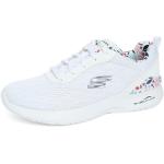 Skechers Damen Skech-AIR Dynamight Sneaker, White Mesh/Multi Trim, 39 EU