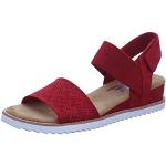 Rote Skechers Outdoor-Sandalen für Damen Größe 38 für den für den Sommer 