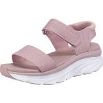 Reduzierte Rosa Skechers D'Lux Walker Outdoor-Sandalen aus Mesh für Damen Größe 36 für den für den Sommer 
