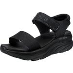 Reduzierte Schwarze Skechers D'Lux Walker Outdoor-Sandalen aus Mesh für Damen Größe 41 für den für den Sommer 