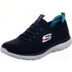 Reduzierte Marineblaue Skechers Low Sneaker leicht für Damen Größe 37 
