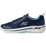 Reduzierte Marineblaue Skechers Arch Fit Low Sneaker für Damen Größe 39,5 