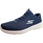 Marineblaue Skechers Go Walk Outdoor Schuhe mit Schnürsenkel leicht für Damen Größe 37 