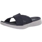 Reduzierte Marineblaue Skechers On the Go Outdoor-Sandalen aus Textil leicht für Damen Größe 41 für den für den Sommer 