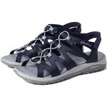 Marineblaue Skechers Outdoor-Sandalen aus Stoff für Damen Größe 40 für den für den Sommer 