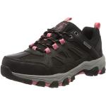 Skechers Damen SELMEN West Highland Sneaker, Black Leather/Textile/Coral Trim, 37 EU