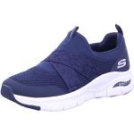 Blaue Skechers Low Sneaker aus Textil für Damen Größe 38 