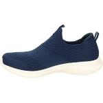 Reduzierte Marineblaue Skechers Ultra Flex Low Sneaker ohne Verschluss aus Mesh für Damen Größe 36,5 