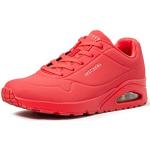 Reduzierte Rote Skechers Uno Low Sneaker für Damen Größe 35 