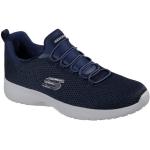 Marineblaue Skechers Dynamight Low Sneaker ohne Verschluss in Normalweite aus Gummi für Herren Größe 46 