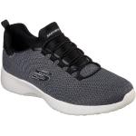 Schwarze Skechers Dynamight Low Sneaker ohne Verschluss in Normalweite aus Textil für Herren Größe 46 