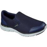 Marineblaue Skechers Flex advantage 4.0 Slip-on Sneaker ohne Verschluss in Normalweite aus Textil Größe 44 