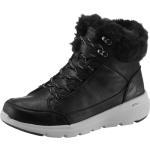 Schwarze Skechers Glacial Ultra Stiefeletten & Boots mit Schnürsenkel Größe 36,5 