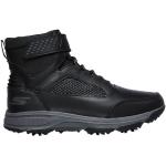 Schwarze Skechers Go Golf Outdoor Schuhe mit Schnürsenkel aus Glattleder Wasserabweisend Größe 47 für den für den Winter 