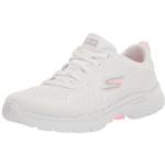Skechers GO Walk 6 - Sky Wind - Lifestyle Schuhe - Damen White / Pink 39