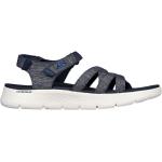 Marineblaue Skechers Go Walk Outdoor-Sandalen aus Textil für Damen Größe 40 für den für den Sommer 