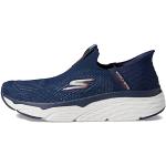 Reduzierte Marineblaue Skechers Slip-on Sneaker ohne Verschluss aus Textil maschinenwaschbar für Herren Größe 45,5 