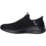 Skechers Herren Ultra Flex 3.0 Smooth Step sneakers,sports shoes, Black Knit Trim, 42 EU