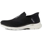 Schwarze Skechers Go Walk 5 Slip-on Sneaker ohne Verschluss leicht für Herren Größe 48,5 für den für den Sommer 