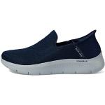 Marineblaue Skechers Go Walk Slip-on Sneaker ohne Verschluss leicht für Herren Größe 47 für den für den Sommer 