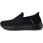 Schwarze Skechers Go Walk 5 Slip-on Sneaker ohne Verschluss leicht für Herren Größe 41,5 für den für den Sommer 