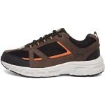 Reduzierte Schokoladenbraune Skechers Oak Canyon Outdoor Schuhe mit Schnürsenkel aus Mesh für Herren Größe 42 
