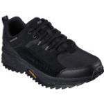 Schwarze Skechers Outdoor Schuhe aus Veloursleder wasserabweisend für Herren Größe 44 