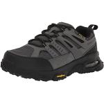 Schwarze Skechers Skech-Air Outdoor Schuhe mit Schnürsenkel in Breitweite aus Leder mit Stahlkappe für Herren Größe 40 