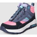 Reduzierte Graue Skechers High Top Sneaker & Sneaker Boots mit Schnürsenkel aus Leder für Kinder Größe 33 